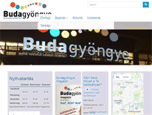 Tablet Screenshot of budagyongye.com
